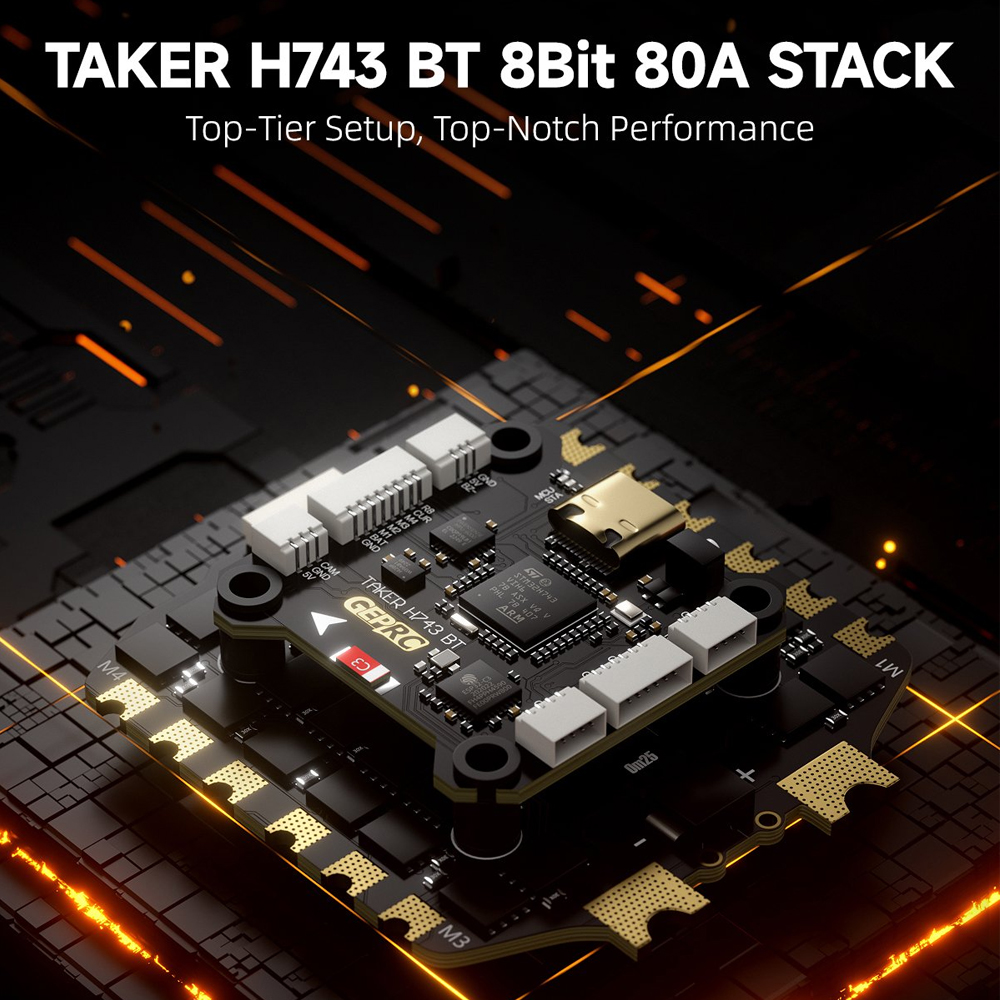 GEPRC TAKER H743 BT 8Bit 80A S - Drone Esc 评论和价格