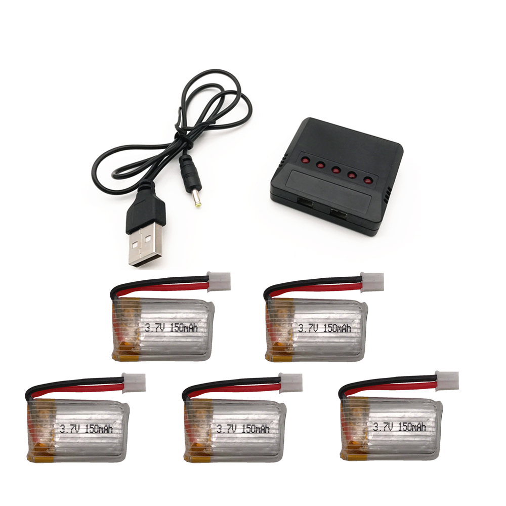 3/4/5Pcs Lipo Battery For Each - Eachine Drone E010 评论和价格