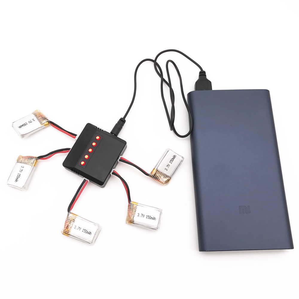 3/4/5Pcs Lipo Battery For Each - Eachine Drone E010 评论和价格